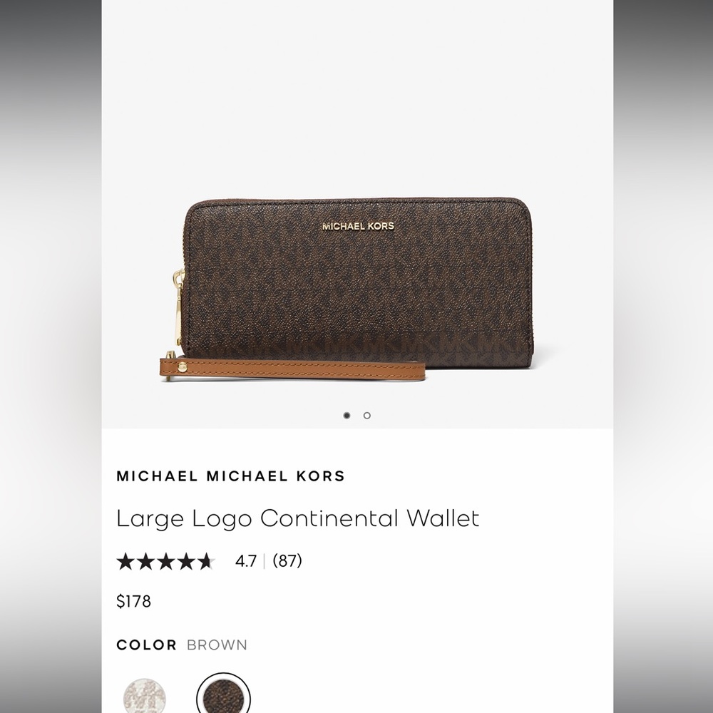 michael kors continental wallet